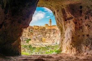 Vista panorámica de los Sassi de Matera, circuito por el sur de Italia con Traveland